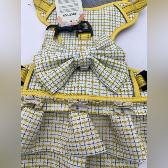 ASENKU Plaid Dog Dress Harness Leash Set - Large Dog - Picture 6 of 11